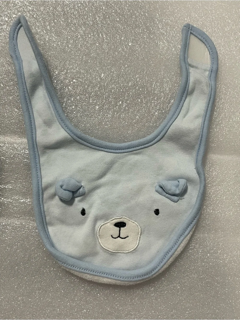 Multiples Baby Bib Set - Light Blue, Green, Red, White, Black